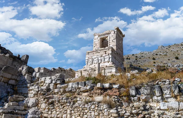 Sagalassos Antika Stad Nära Burdur Turkiet Ruinerna Den Övre Agora — Stockfoto