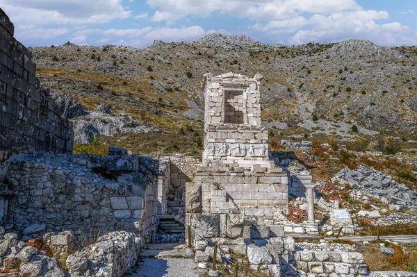 Sagalassos Ancient City Burdur Turkey Ruins Upper Agora Roman City — Stock Photo, Image