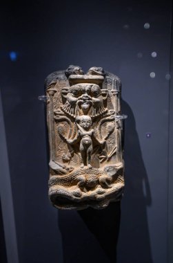 Budapeşte, Macaristan. Güzel Sanatlar Müzesi 'nin içinde. Antik Mısır Kültür Eserleri