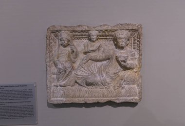 Budapeşte, Macaristan. Güzel Sanatlar Müzesi 'nin içinde. Antik Yunan ve Roma Kültür Eserleri