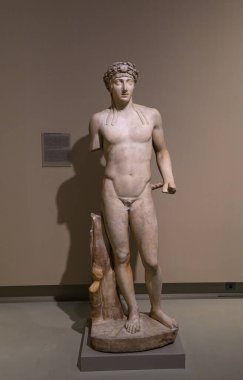 Budapeşte, Macaristan. Güzel Sanatlar Müzesi 'nin içinde. Antik Yunan ve Roma Kültür Eserleri