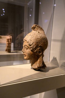 Budapeşte, Macaristan. Güzel Sanatlar Müzesi 'nin içinde. Antik Yunan ve Roma Kültür Eserleri