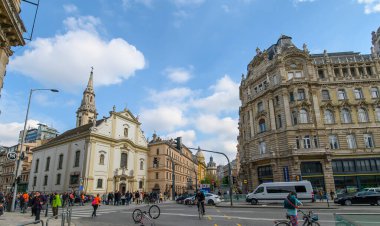Budapeşte, Macaristan. Fransiskenlerin İç Şehir Kilisesi