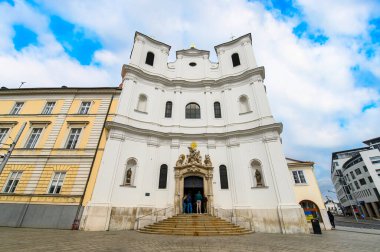 Bratislava, Slovakya. Matha 'lı Aziz John' un Eski Katedrali ve Valois 'li Aziz Felix