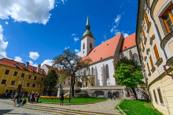Martin Cathedral Bratislava Slovakia 13Th Century Gothic Romanesque Catholic Cathedral —  Fotos de Stock