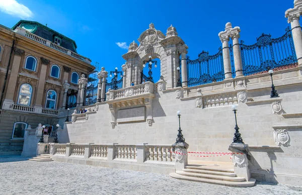 Королевский Дворец Буда Венгерская Национальная Галерея Будапеште Венгрия — стоковое фото