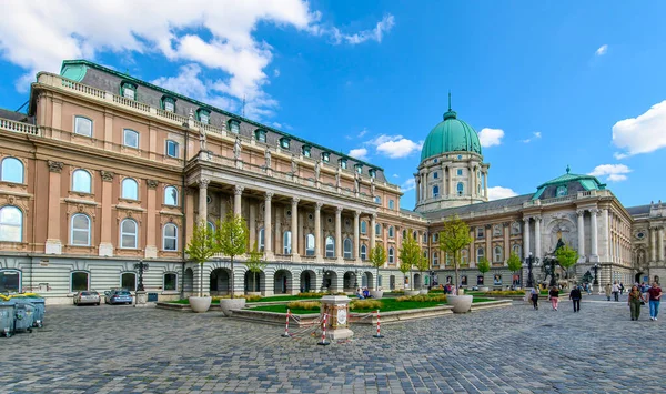 Budapest Hungary Hunyadi Court Buda Castle Royal Palace Hungarian National — 图库照片