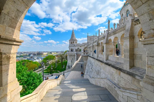 Budapest, Hungary. Fisherman's Bastion at the heart of Buda's Castle District.