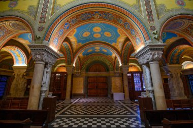 Szeged, Hungary. Interior of The Votive Church and Cathedral of Our Lady of Hungary