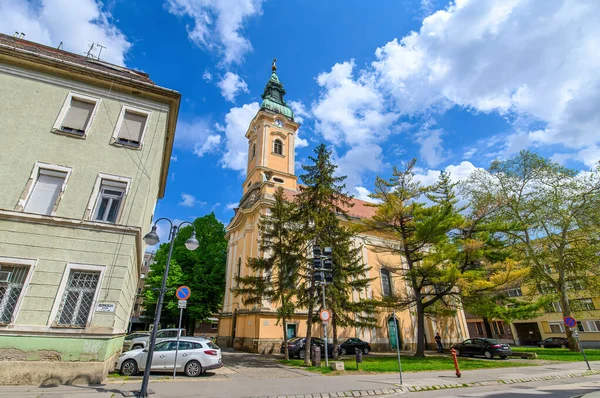 Szeged Hungary Szent Miklos Szerb Ortodox Templom Saint Nicholas Serbian — Stockfoto