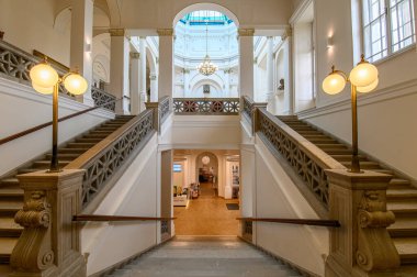 Szeged, Hungary. Interior of the Mora Ferenc Natural History and Ethnology Exhibits Museum