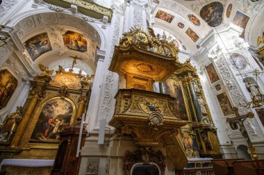 Viyana, Avusturya. Dominik Kilisesi 'nin içinde. St. Maria Rotunda Kilisesi olarak da bilinir, 1631-1634 yılları arasında erken Barok tarzında inşa edilmiştir..