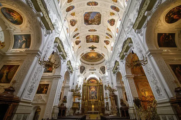 Vienna Austria Interior Dominican Church Also Known Church Maria Rotunda — Stock Photo, Image