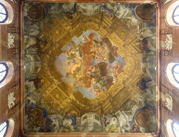 Wenen Oostenrijk Interieur Van Marmeren Hal Het Palazzo Belvedere — Stockfoto