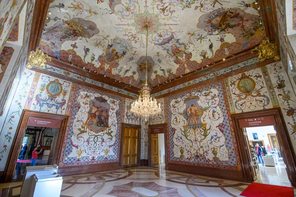 Wiedeń Austria Wnętrze Pałacu Dolnego Belwederu — Zdjęcie stockowe