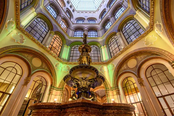 Vienna Austria All Interno Del Passaggio Ferstel Palais Ferstel Tipico — Foto Stock
