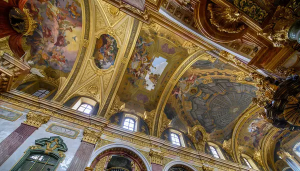 Vienna Austria Jesuit Church Jesuitenkirche Interior Also Known University Church — Stock Photo, Image