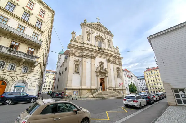 Vienna Oostenrijk Dominicaanse Kerk Kerk Van Maria Rotunda Werd Gebouwd — Stockfoto