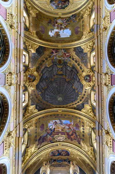 Bécs Ausztria Jezsuita Templom Jesuitenkirche Belső Tere Más Néven Egyetemi Stock Kép