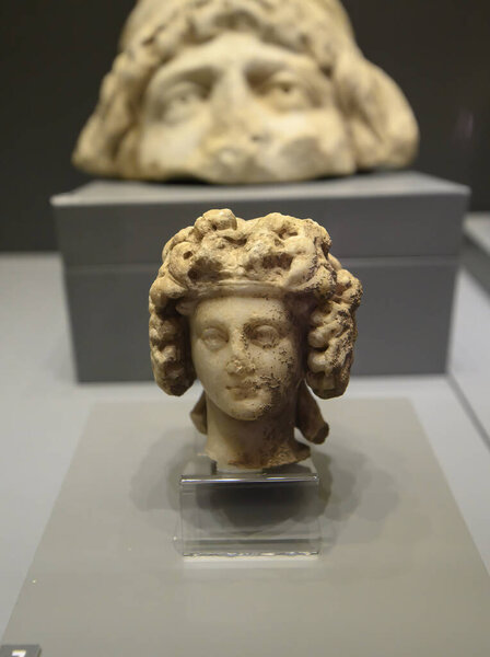 Aydin, Turkey. Aydin Archaeological Museum. The Museum contains statues, tombs, columns and stone carvings from the Hellenistic, Roman, Byzantine, Seljuk and Ottoman periods