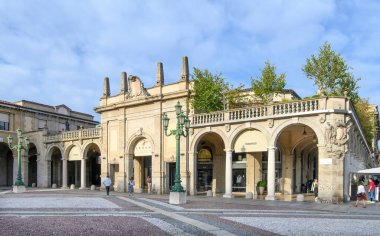 Bergamo, İtalya. Piacentinian Center veya Centro Piacentiniano, şehir merkezindeki bir şehir mimari kompleksi.