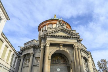 The church of Santa Maria Immacolata delle Grazie in Bergamo, Italy clipart