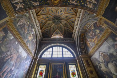 Milan, Italy. Interior of the Basilica di Sant'Ambrogio