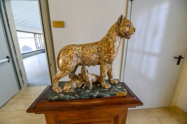 Milan, İtalya. Biblioteca ve Pinacoteca Ambrosiana ya da Ambrosian Kütüphane ve Sanat Galerisi