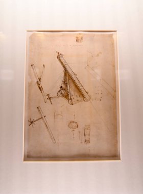 Milan, İtalya. Biblioteca ve Pinacoteca Ambrosiana ya da Ambrosian Kütüphane ve Sanat Galerisi