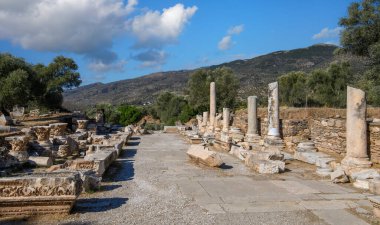 Aydn ilinin Sultanhisar ilçesine bağlı Nysa Antik Kenti. Antik Lydia 'da Maeander' da Nysa, önce bir Yunan şehri, sonra da bir Roma şehriydi..