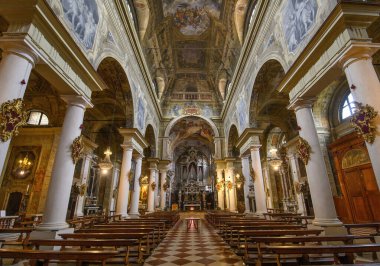 Brescia, İtalya. Kilise azizleri Faustino ve Giovita ya da Chiesa dei Santi Faustino e Giovita