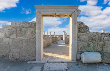 Denizli 'deki Lycus üzerindeki Laodicea antik kentinin kalıntıları