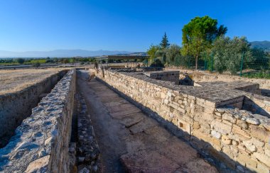 The ruins of the ancient city of Tripolis in Denizli Province, Turkey clipart