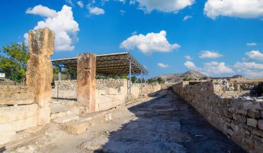 The ruins of the ancient city of Tripolis in Denizli Province, Turkey clipart