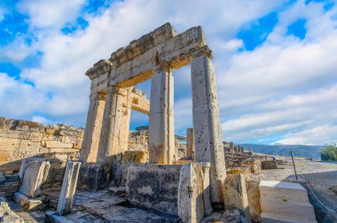 The ruins of the ancient city of Tripolis in Denizli Province, Turkey clipart