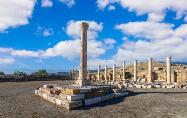 The ruins of the ancient city of Tripolis in Denizli Province, Turkey clipart