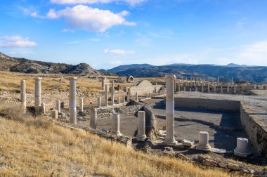 The ruins of the ancient city of Tripolis in Denizli Province, Turkey clipart