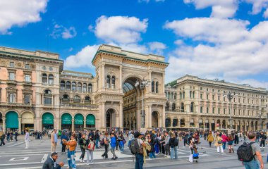 Galleria Vittorio Emanuele II Milano, İtalya