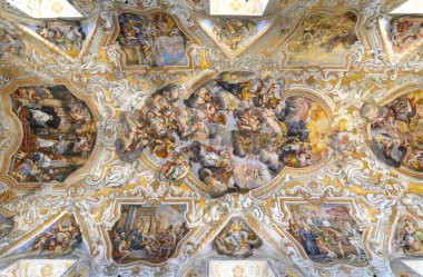 Catania, İtalya 'daki Saint Benedict Kilisesi' nin içinde.