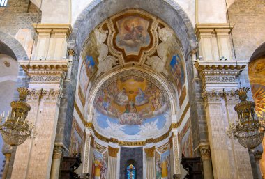 Catania, İtalya. Santa Agatha ve Liotru Katedrali ya da Duomo di Catania