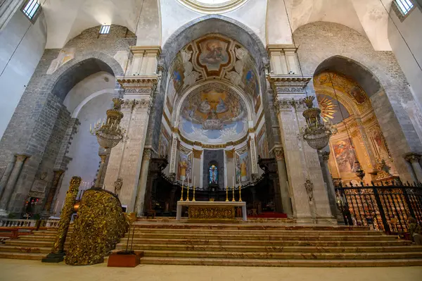Catania, İtalya. Santa Agatha ve Liotru Katedrali ya da Duomo di Catania