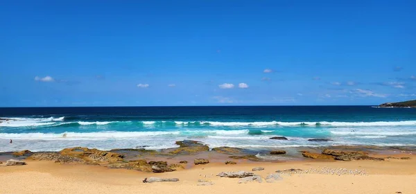 Провести Прекрасный День Пляже Марубра Сиднее Австралия — стоковое фото