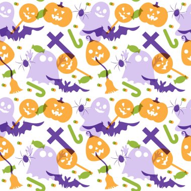 Cadılı, Perili Ev, Balkabağı ya da Şablon El Çizimli Yarasalı Kusursuz Çizim Çizimi Çizim Çizimi