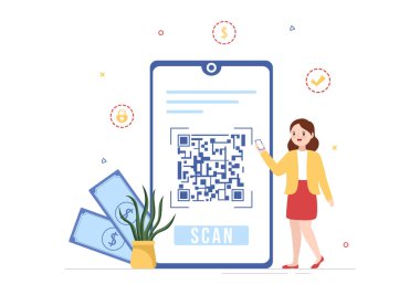 Halkın İşletmeyi ve Kazancı Çevrimiçi Düz Çizgi Film El Çizim Şablonları Çiziminde Çevrimiçi Olduğu Sayısal Pazarlama Stratejisi Ticaret Servisi