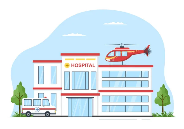 Carro Ambulância Veículo Médico Serviço Emergência Para Pegar Paciente Ferido —  Vetores de Stock