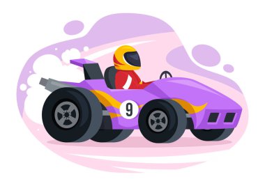 Formula Yarış Arabası Yarış Turuna Erişildi Düz El Şablonu 'nda Şampiyonluğu Kazanmak İçin Çizgi Çizgi Çizgi Çizim Çizimi Şablonu Tasarımı