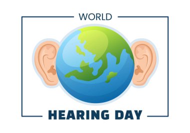 World Hearing Day Illustration to Raise Awareness on How to Prevent Deafness for Web Banner or Landing Page in Flat Cartoon Hand Drawn Templates