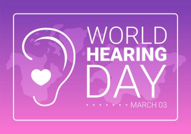 World Hearing Day Illustration to Raise Awareness on How to Prevent Deafness for Web Banner or Landing Page in Flat Cartoon Hand Drawn Templates