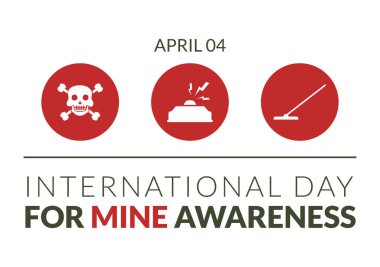 International Mine Awareness Day on April 04 Illustration with Do Not Step on Landmines for Web Banner in Flat Cartoon Hand Drawn Templates