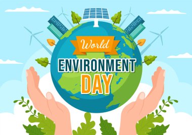 Yeşil Ağaç ve Hayvanlar Gezegeni Kurtarmak İçin Ormanda Dünya Çevre Günü Resimleri